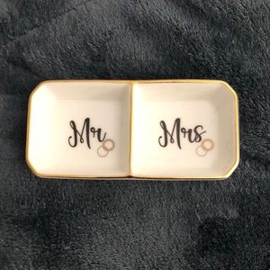 Mr. & Mrs. Ring dish